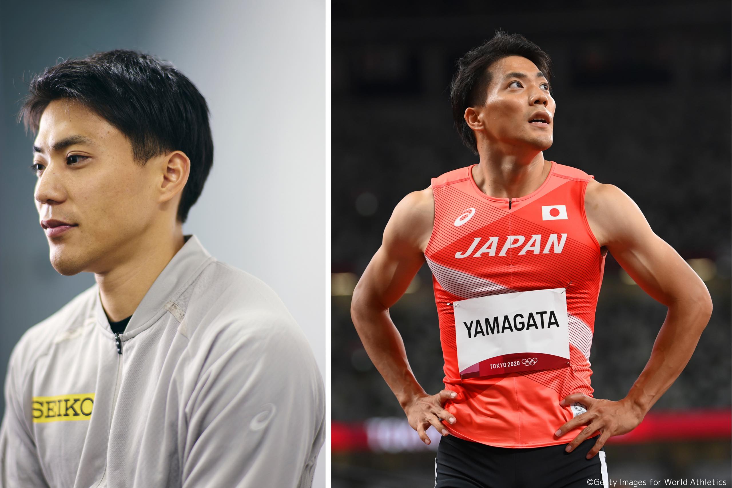 東京オリンピック 陸上男子代表 山縣亮太 直筆サイン色紙 - スポーツ選手